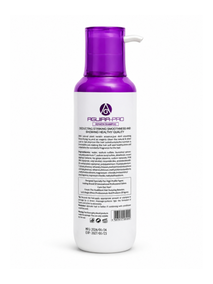 Keratin Shampoo for Dry Hair – Professional Repair & Smoothness Formula 500ml