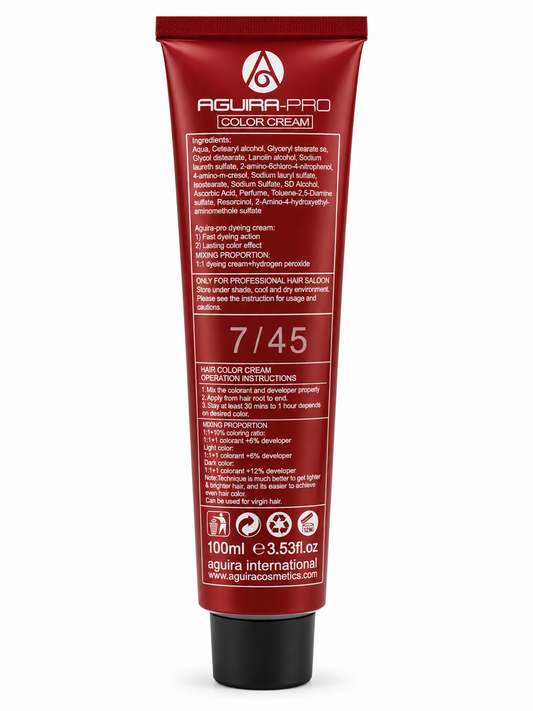 AGUIRA-PRO Professional Permanent Hair Color 100ml