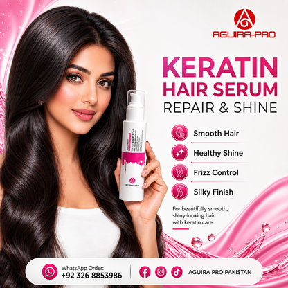 Keratin Hair Serum – Repair, Smoothness & Shine Formula 90ml