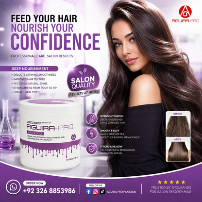 AGUIRA PRO Hair Food + FREE Argan Hair Serum – Bundle Offer